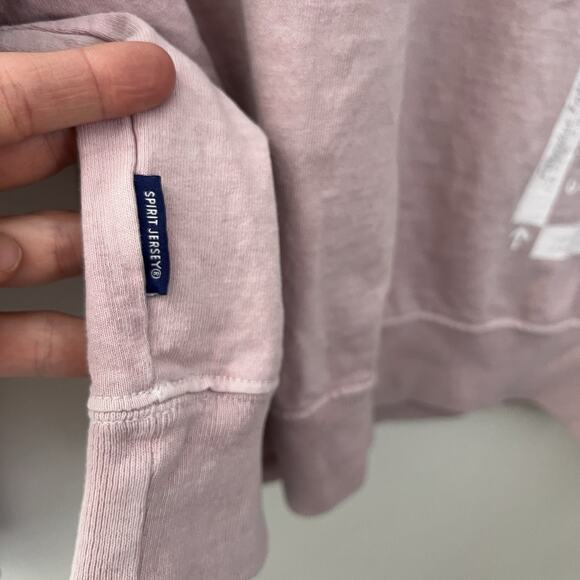 Disney Women’s Up Paradise Falls Spirit Jersey Long Sleeve Shirt Size S Pink - Picture 8 of 12